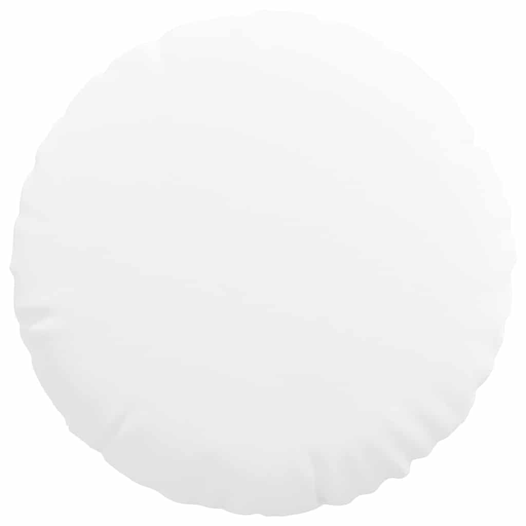 Perne de Șezut 2 pcs Alb Ø60 x 21 cm țesătură GartenMobel Dekor