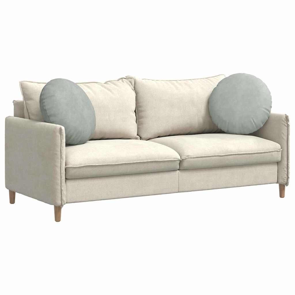 Perne de Șezut 2 pcs Gri deschis Ø 40 x 13 cm Catifea GartenMobel Dekor