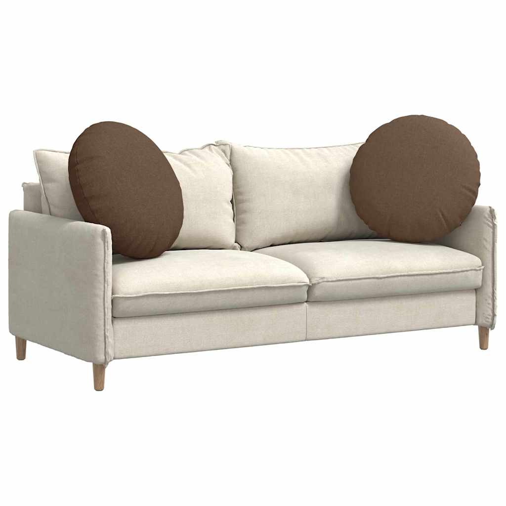 Perne de Șezut 2 pcs Maro Ø80 x 29 cm țesătură GartenMobel Dekor