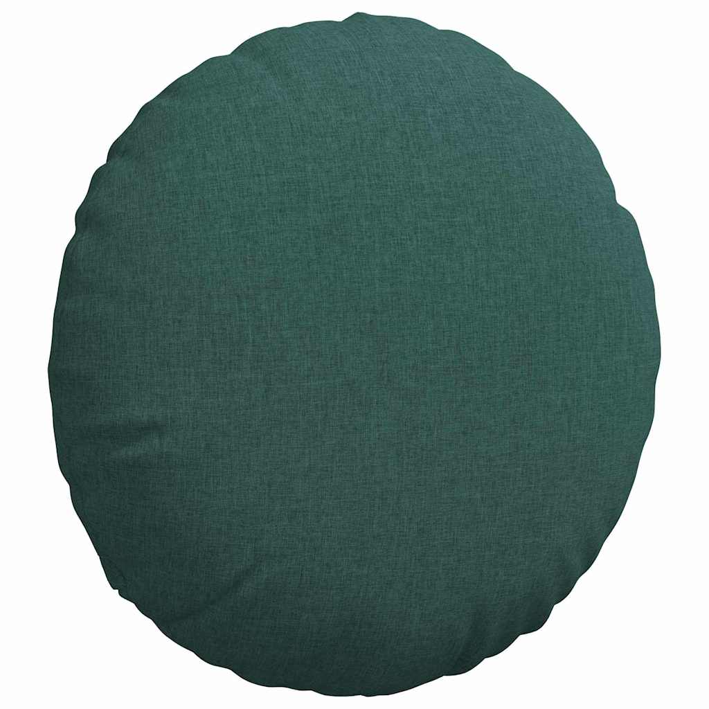 Perne de Șezut 2 pcs Verde închis Ø80 x 29 cm țesătură GartenMobel Dekor
