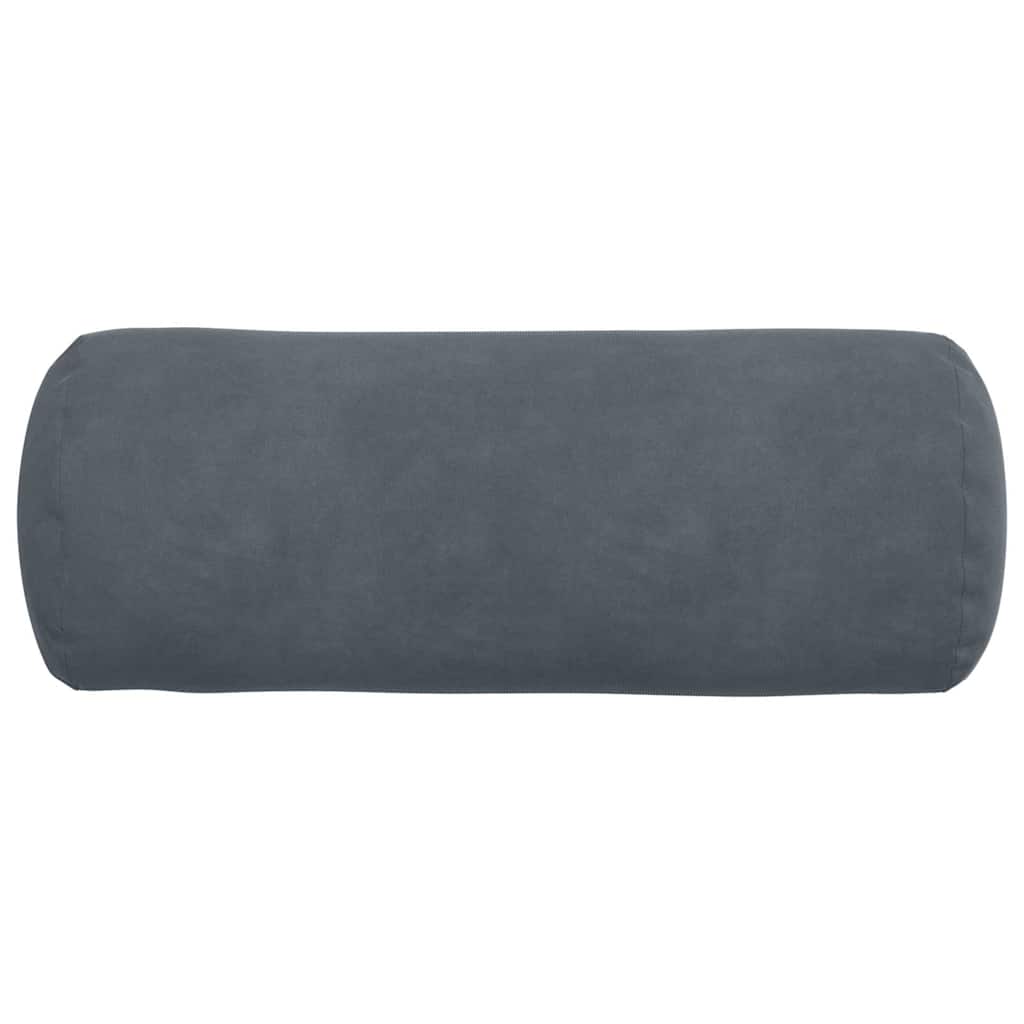 Perne Bolster 2 pcs Gri închis Ø 15 x 40 cm GartenMobel Dekor