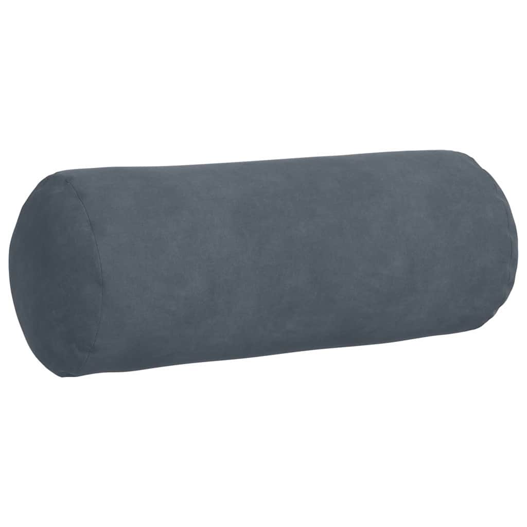 Perne Bolster 2 pcs Gri închis Ø 15 x 40 cm GartenMobel Dekor