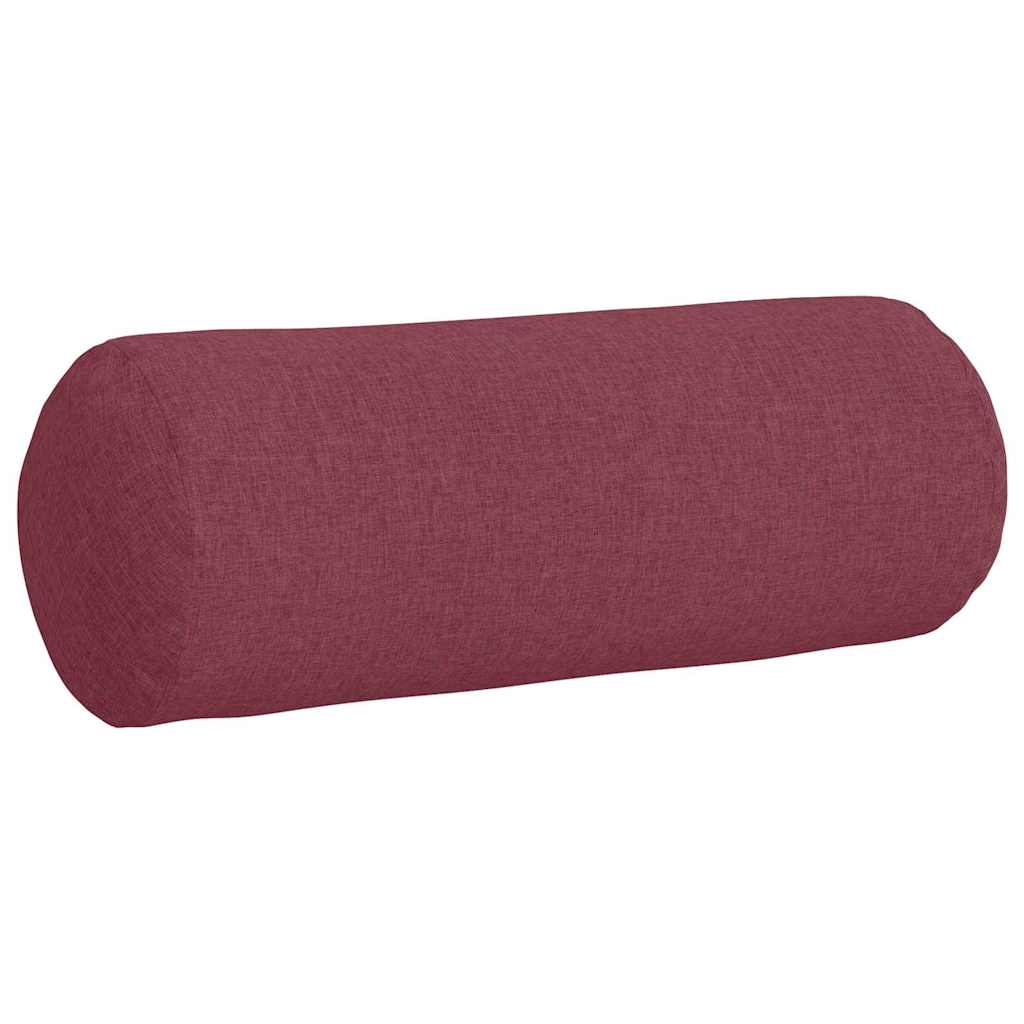 Perne Bolster 2 pcs Roșu Vin Ø 25 x 70 cm țesătură GartenMobel Dekor