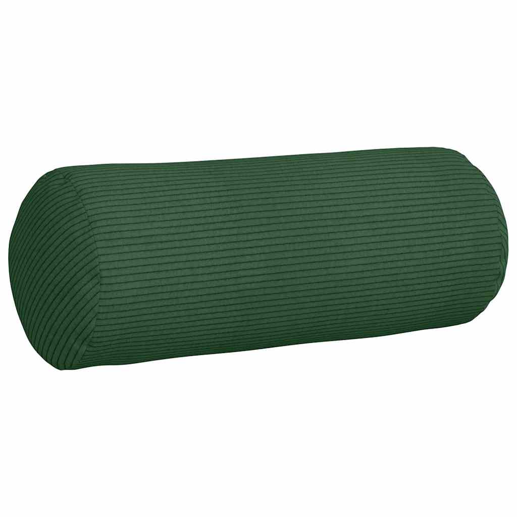 Perne Bolster 2 pcs Verde închis Ø 15 x 40 cm GartenMobel Dekor