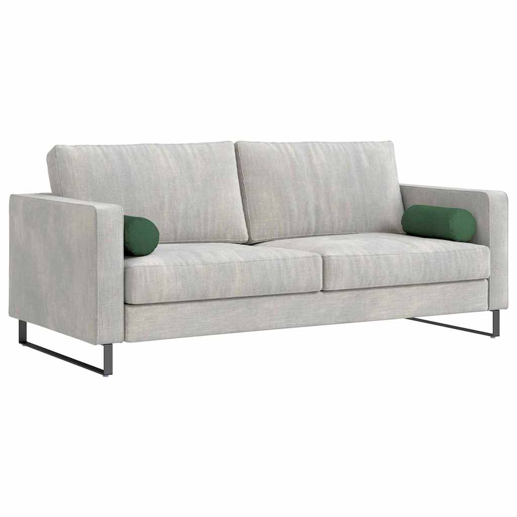 Perne Bolster 2 pcs Verde închis Ø 15 x 40 cm GartenMobel Dekor