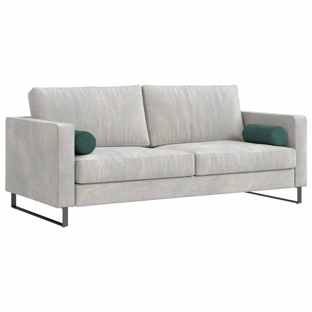 Perne Bolster 2 pcs Verde închis Ø 15 x 40 cm GartenMobel Dekor