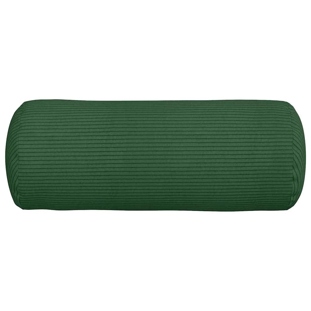 Perne Bolster 2 pcs Verde închis Ø 15 x 40 cm GartenMobel Dekor