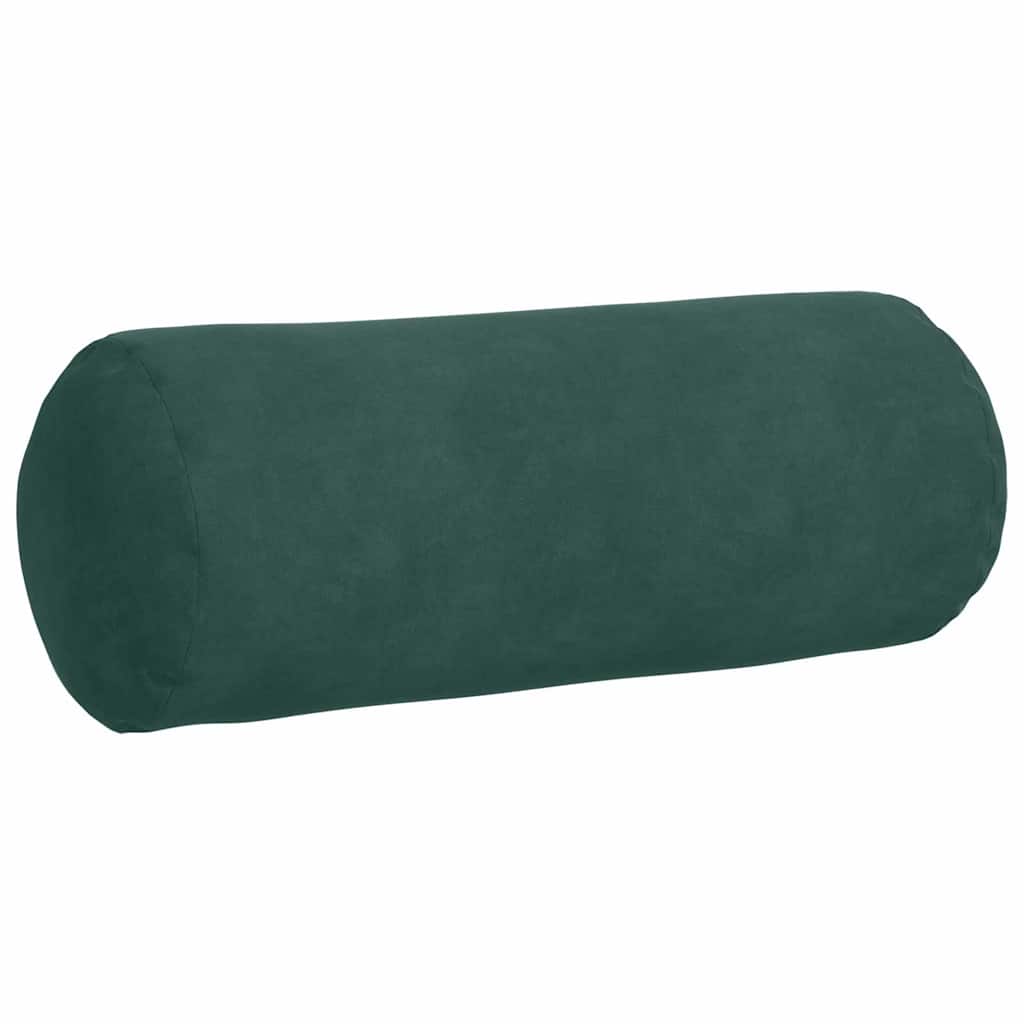 Perne Bolster 2 pcs Verde închis Ø 15 x 40 cm GartenMobel Dekor