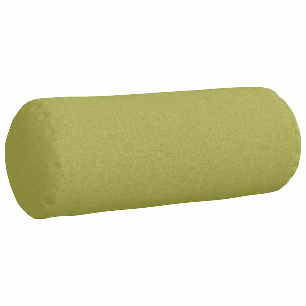 Perne Bolster 2 pcs Verde deschis Ø 15 x 40 cm țesătură GartenMobel Dekor