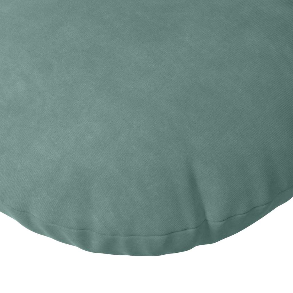 Perne de Șezut 2 pcs Verde Mării Ø 40 x 13 cm Catifea GartenMobel Dekor