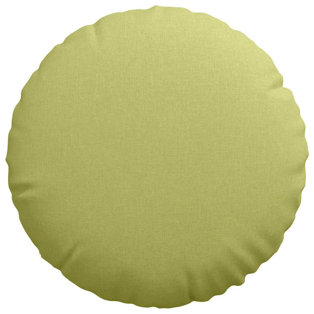 Perne de Șezut 2 pcs Verde deschis Ø80 x 29 cm țesătură GartenMobel Dekor
