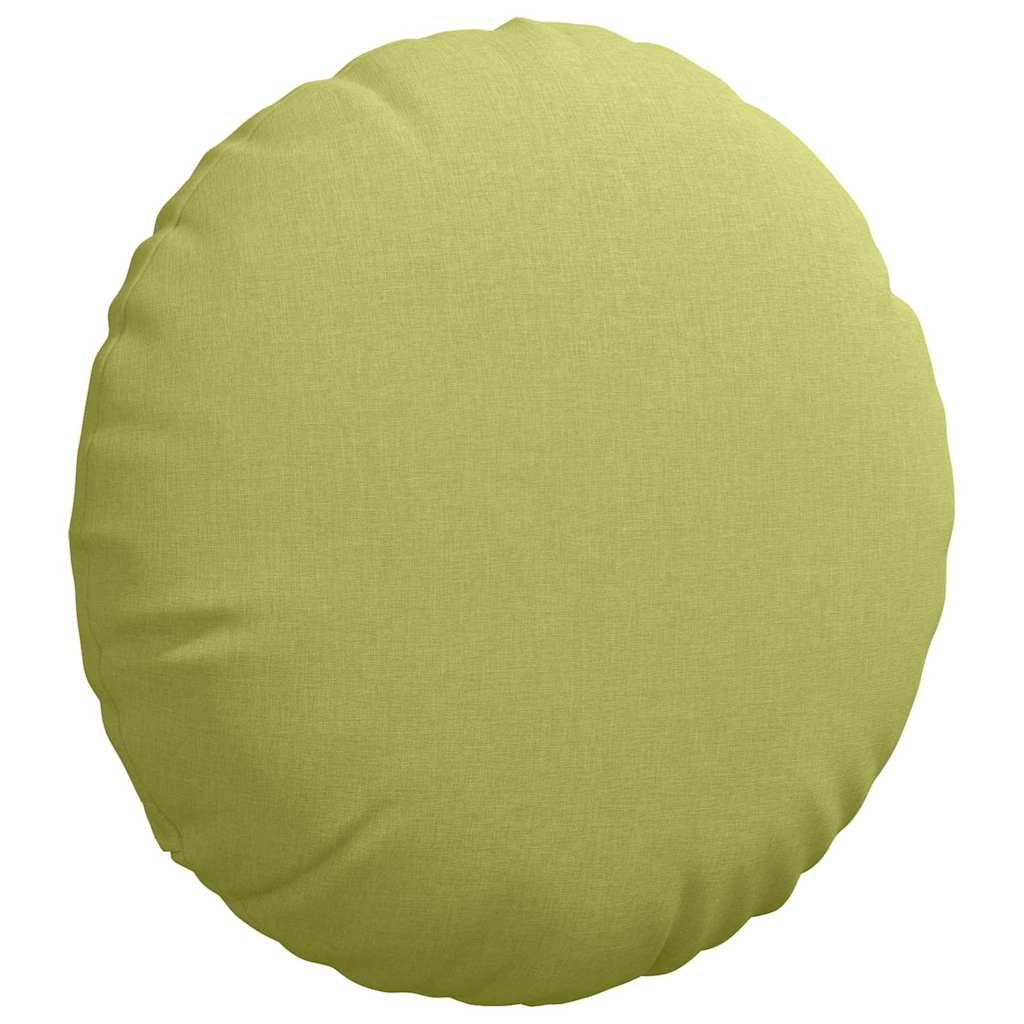 Perne de Șezut 2 pcs Verde deschis Ø80 x 29 cm țesătură GartenMobel Dekor