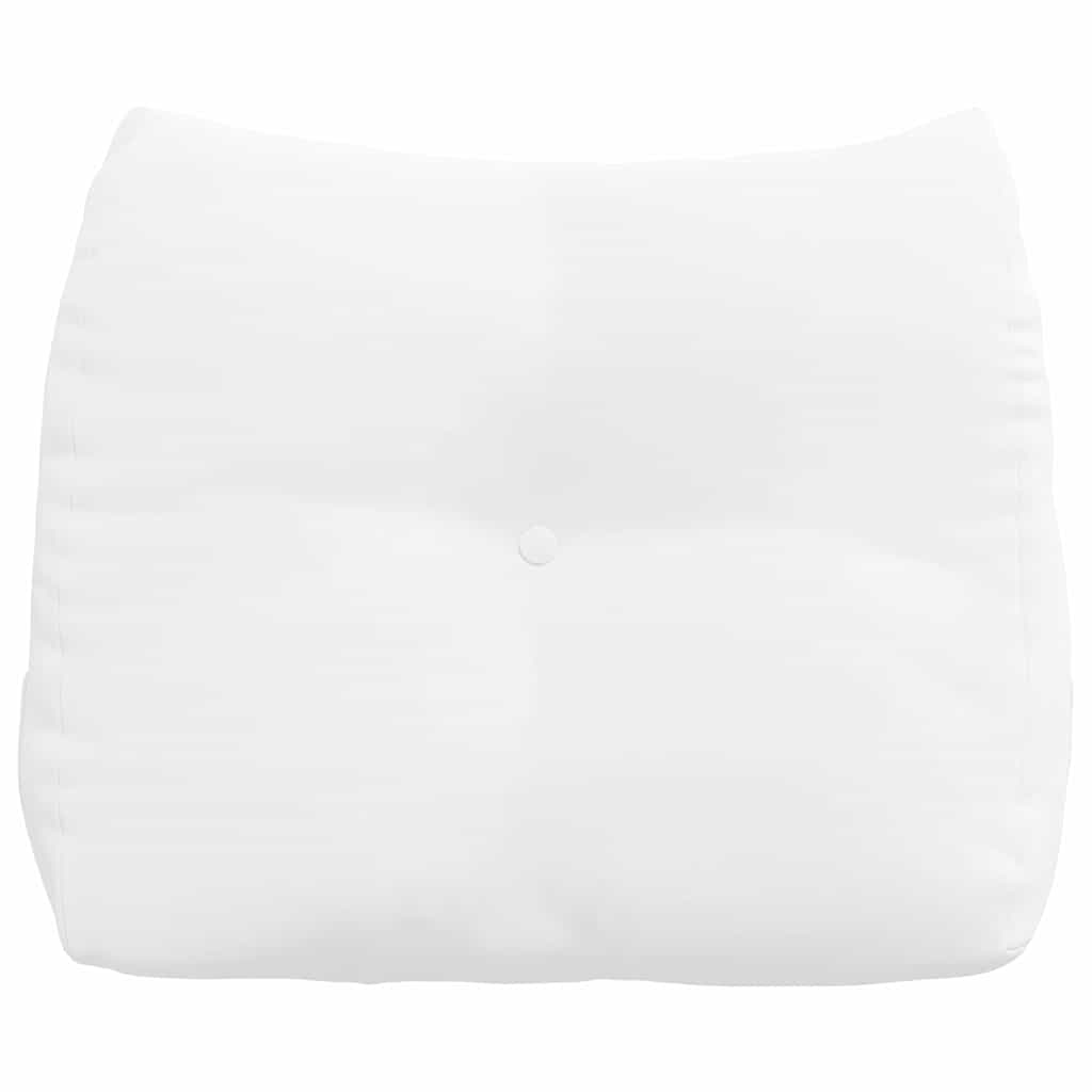 Perna pentru spate Alb 60 x 24 x 50 cm țesătură GartenMobel Dekor