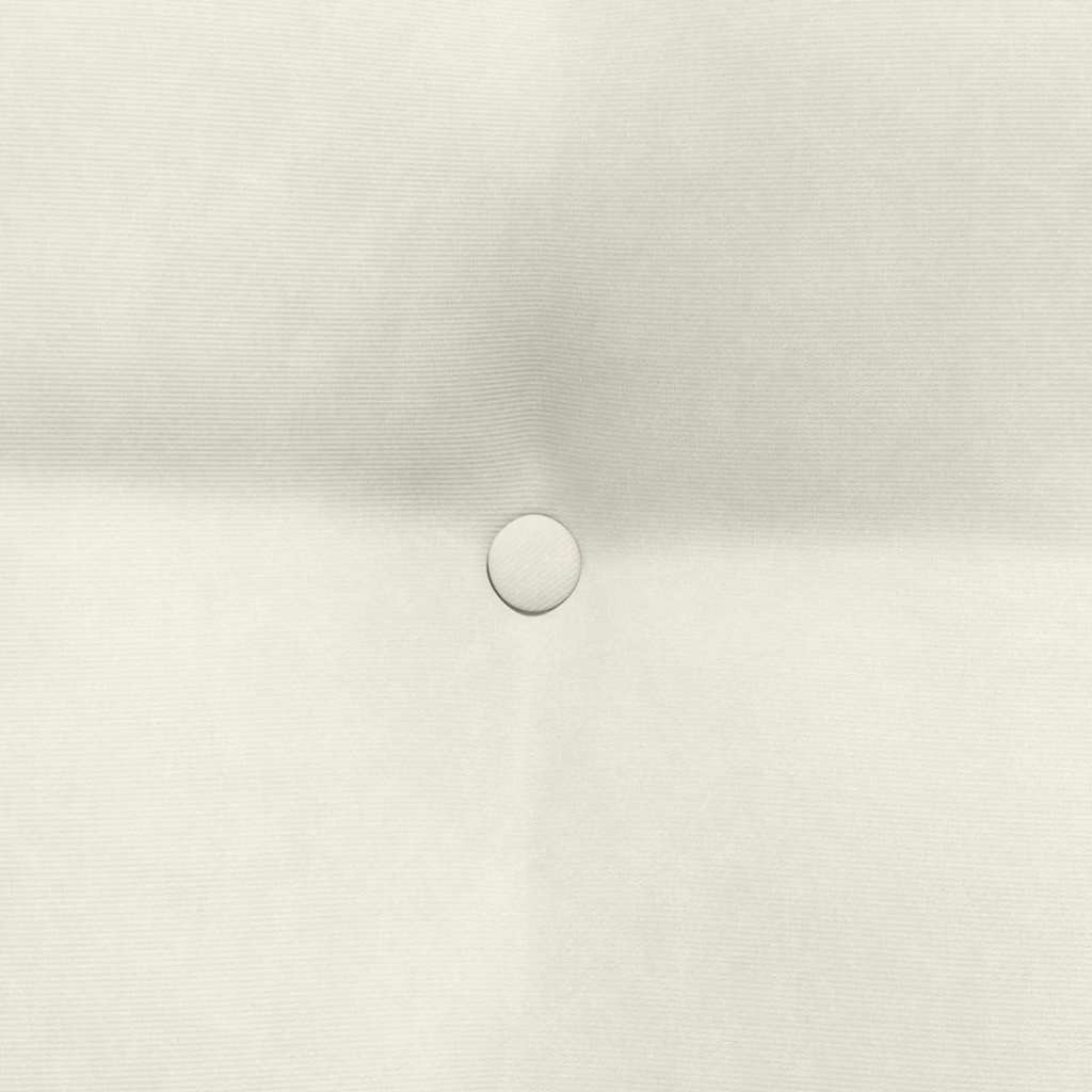 Perna pentru spate Crem 45 x 24 x 50 cm Catifea GartenMobel Dekor