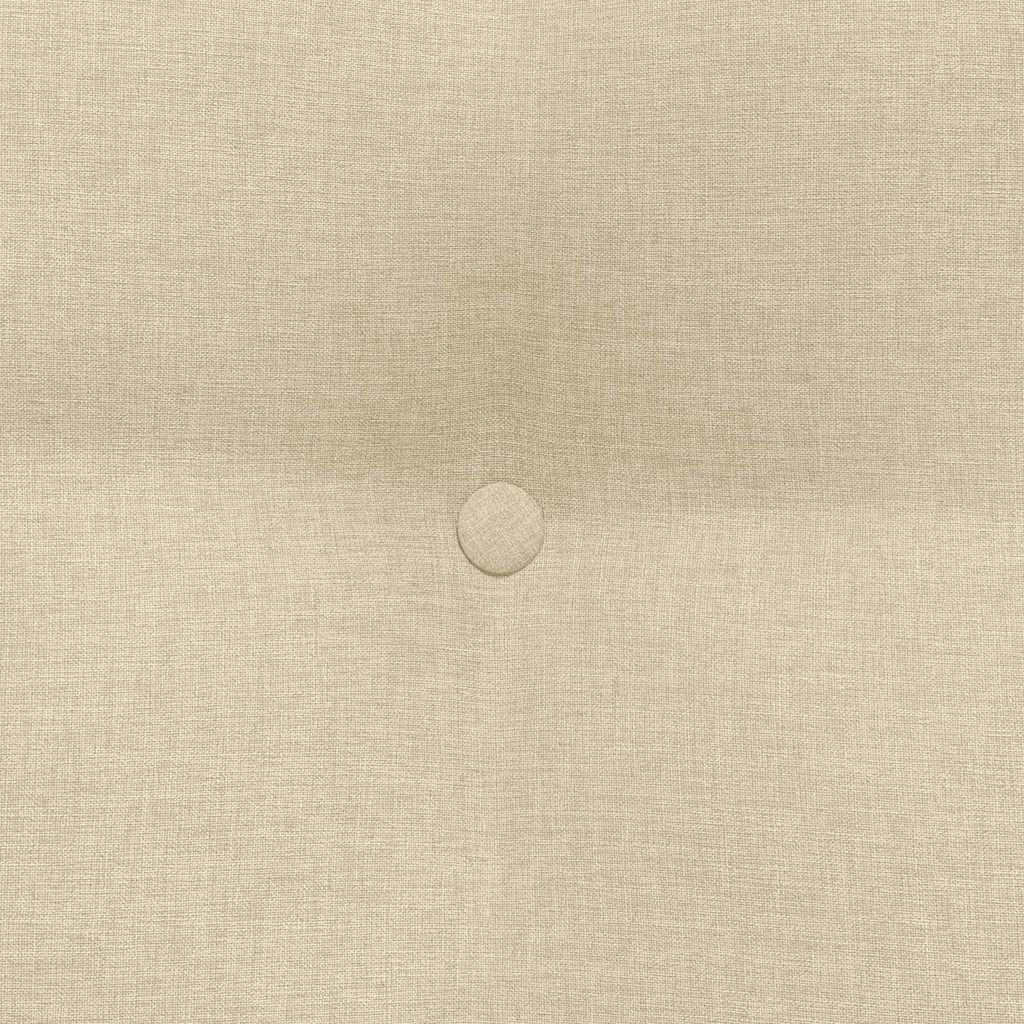 Perna pentru spate Crem 60 x 24 x 50 cm țesătură GartenMobel Dekor