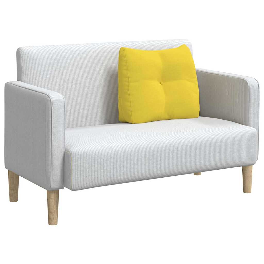 Perna pentru spate Galben Deschis 60 x 24 x 50 cm țesătură GartenMobel Dekor