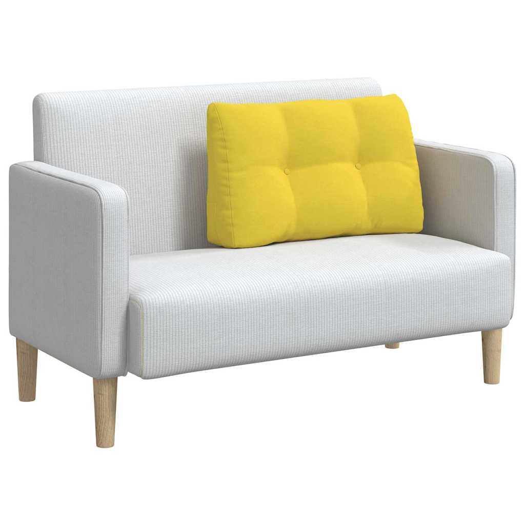 Perna pentru spate Galben Deschis 80 x 24 x 50 cm țesătură GartenMobel Dekor