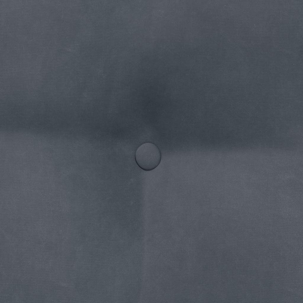 Perna pentru spate Gri închis 45 x 24 x 50 cm Catifea GartenMobel Dekor