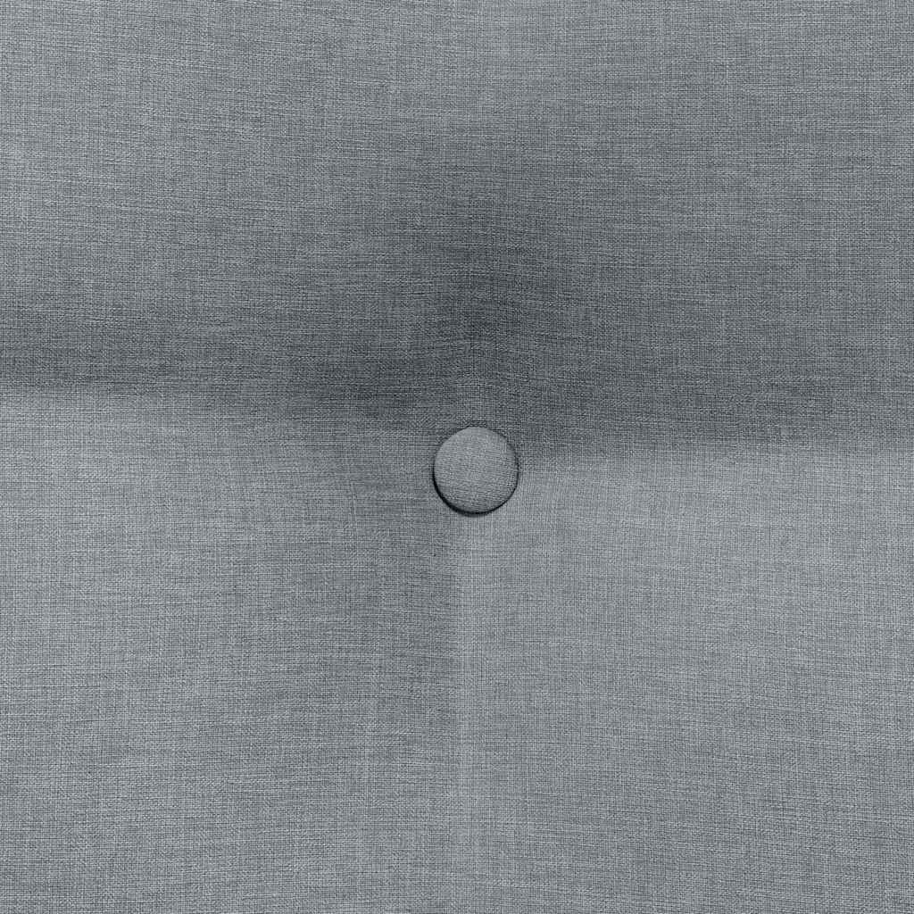 Perna pentru spate Gri deschis 45 x 24 x 50 cm țesătură GartenMobel Dekor