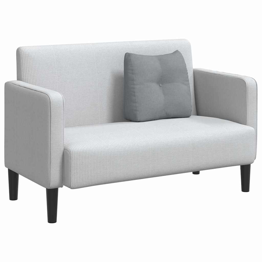 Perna pentru spate Gri deschis 45 x 24 x 50 cm țesătură GartenMobel Dekor