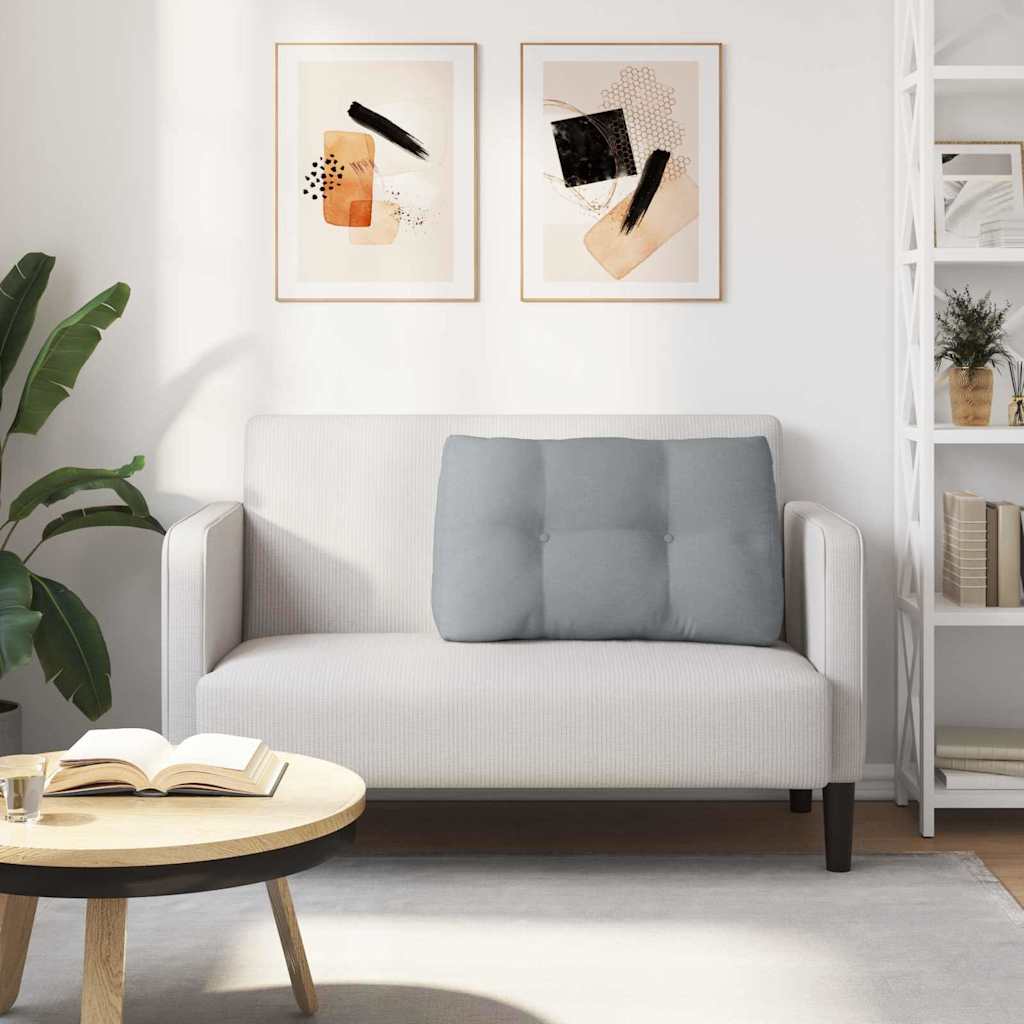 Perna pentru spate Gri deschis 80 x 24 x 50 cm țesătură GartenMobel Dekor