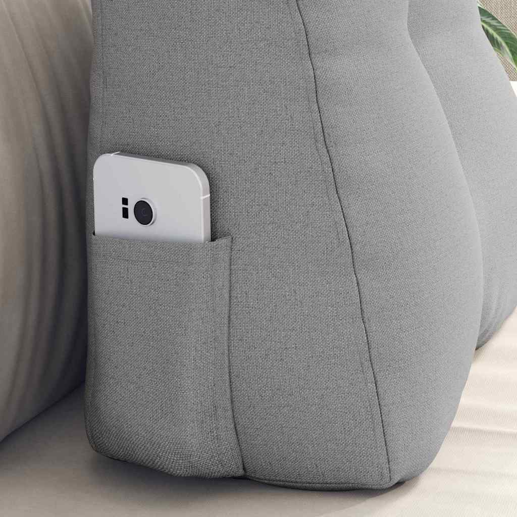 Perna pentru spate Gri nori 45 x 24 x 50 cm țesătură GartenMobel Dekor