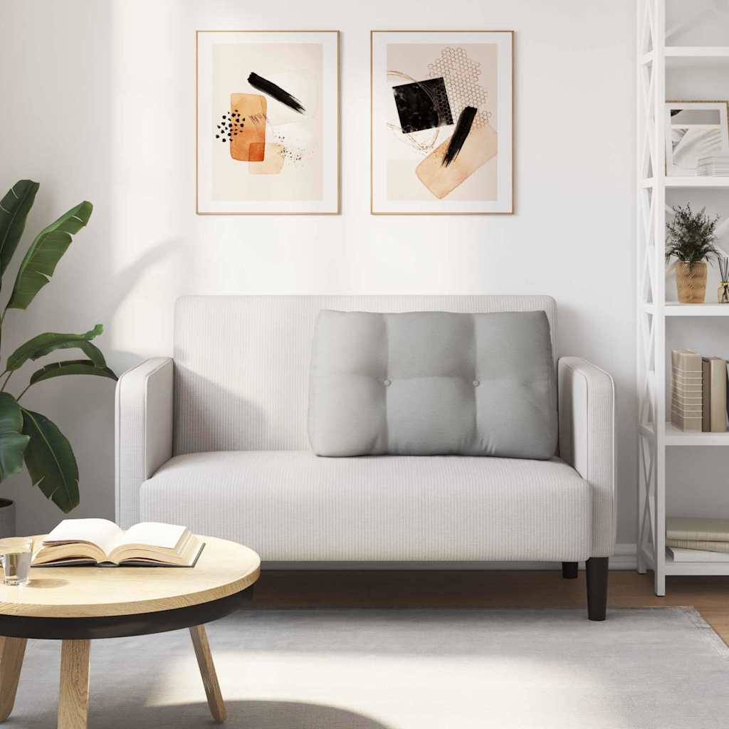 Perna pentru spate Gri nori 80 x 24 x 50 cm țesătură GartenMobel Dekor