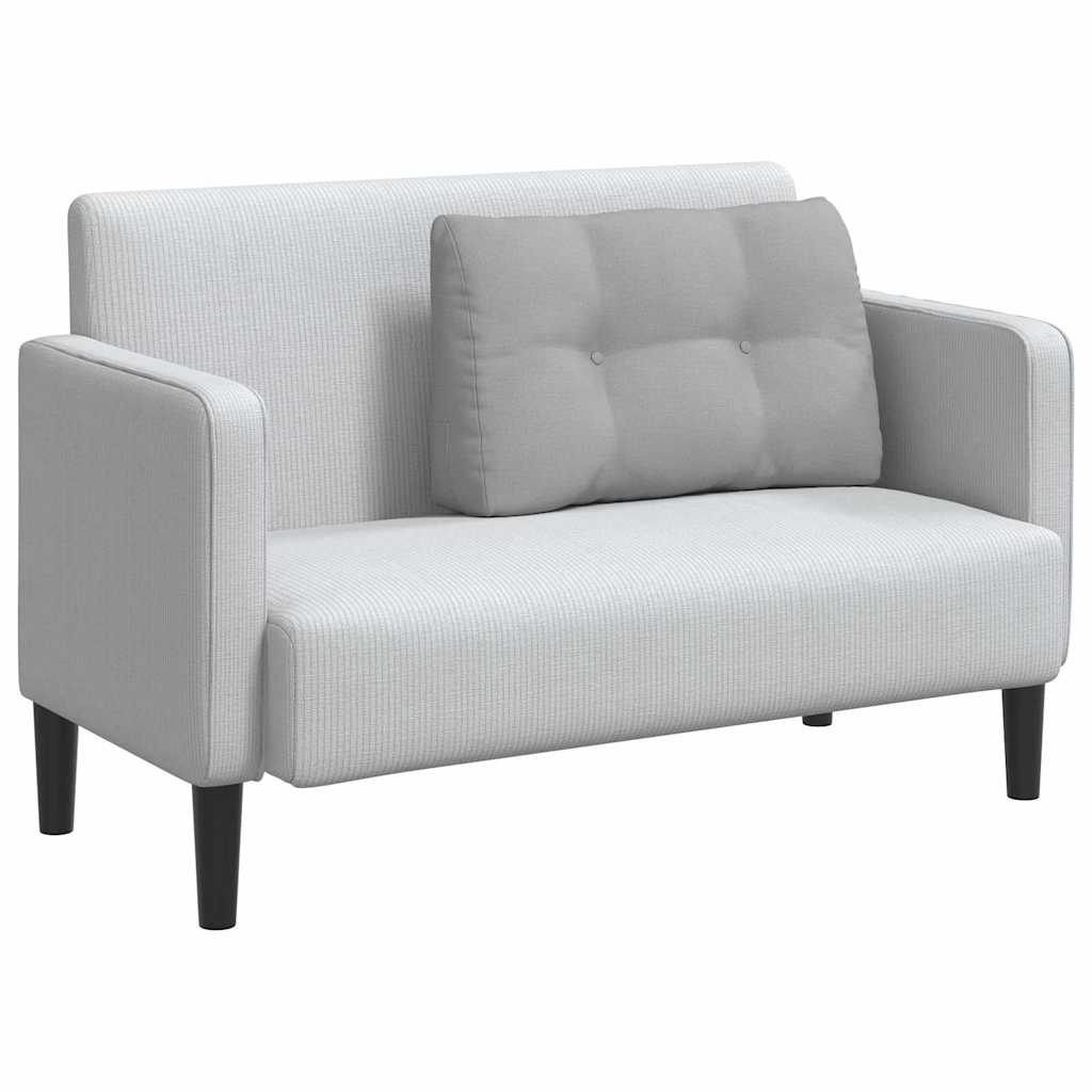 Perna pentru spate Gri nori 80 x 24 x 50 cm țesătură GartenMobel Dekor