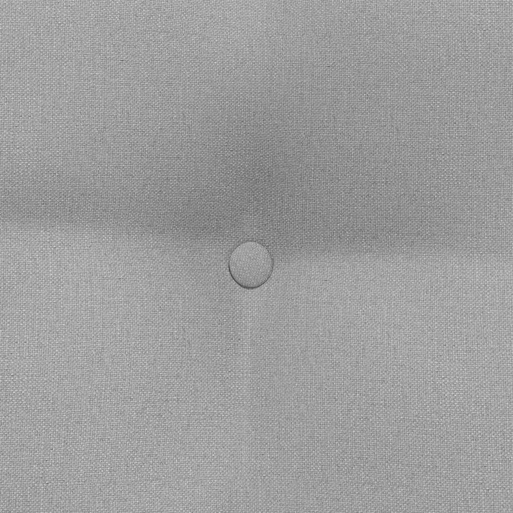 Perna pentru spate Gri nori 80 x 24 x 50 cm țesătură GartenMobel Dekor