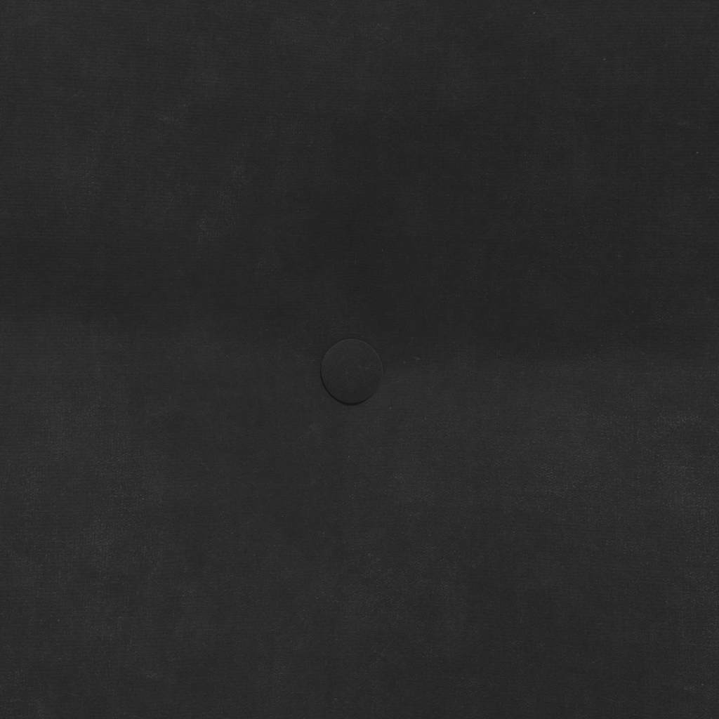 Perna pentru spate Negru 45 x 24 x 50 cm Catifea GartenMobel Dekor