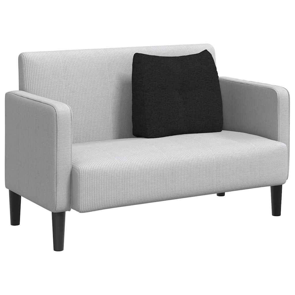 Perna pentru spate Negru 60 x 24 x 50 cm țesătură GartenMobel Dekor