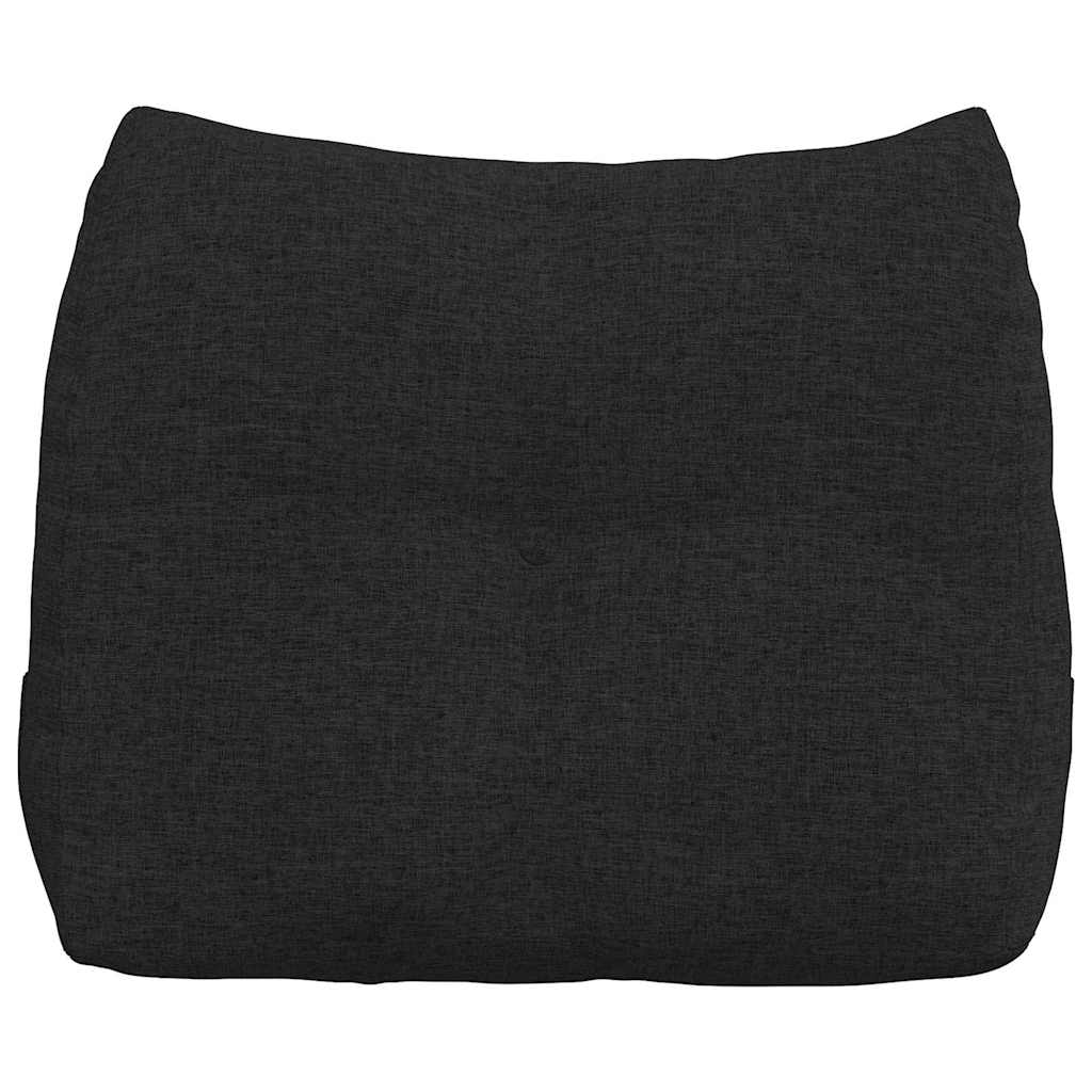 Perna pentru spate Negru 60 x 24 x 50 cm țesătură GartenMobel Dekor