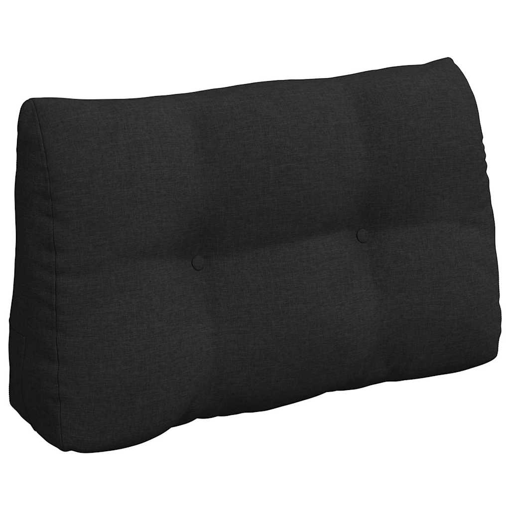 Perna pentru spate Negru 80 x 24 x 50 cm țesătură GartenMobel Dekor