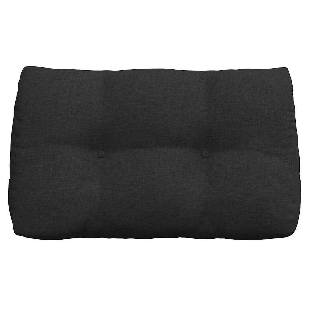 Perna pentru spate Negru 80 x 24 x 50 cm țesătură GartenMobel Dekor