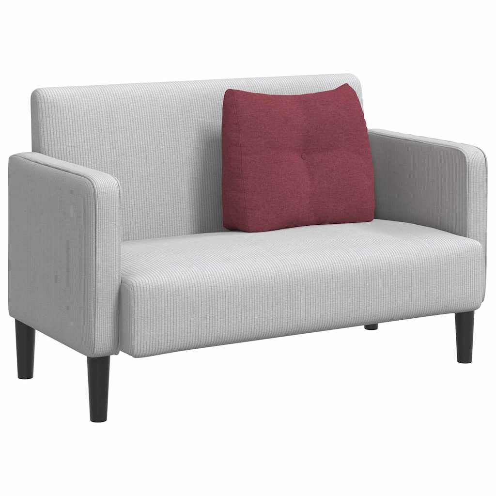 Perna pentru spate Roșu Vin 60 x 24 x 50 cm țesătură GartenMobel Dekor