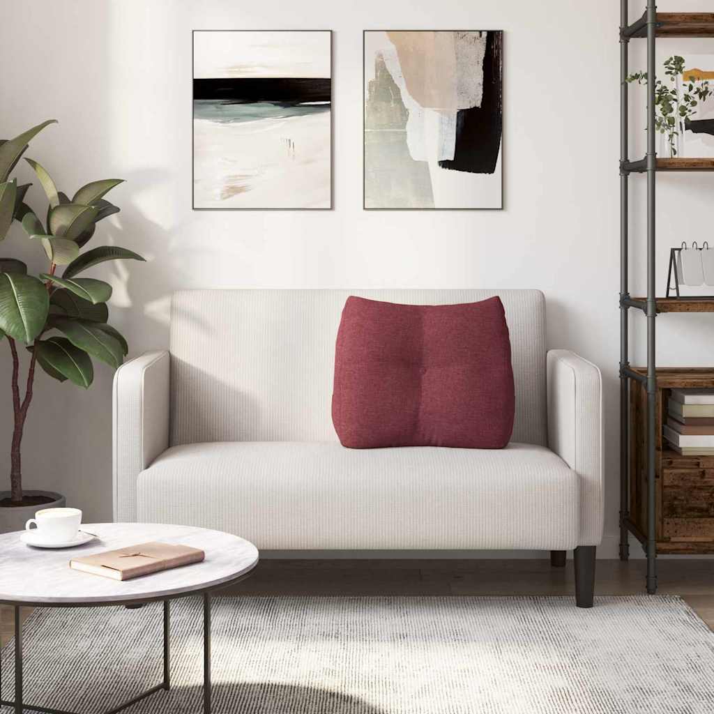 Perna pentru spate Roșu Vin 60 x 24 x 50 cm țesătură GartenMobel Dekor