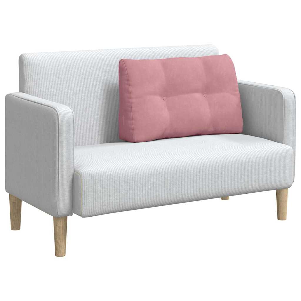 Perna pentru spate Roz 80 x 24 x 50 cm Catifea GartenMobel Dekor