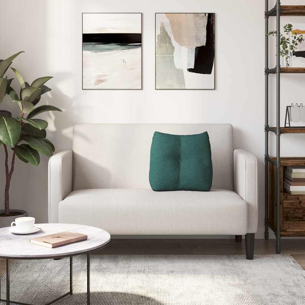 Perna pentru spate Verde închis 45 x 24 x 50 cm țesătură GartenMobel Dekor