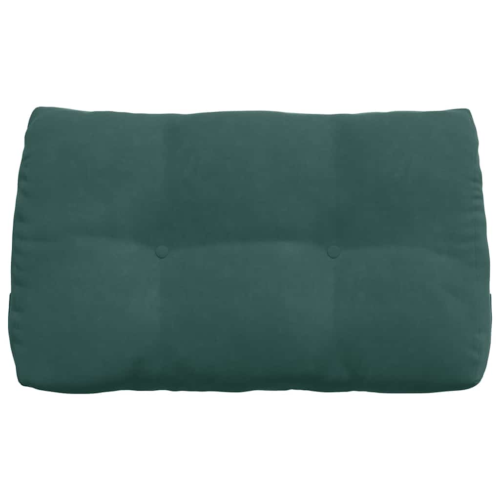 Perna pentru spate Verde închis 80 x 24 x 50 cm Catifea GartenMobel Dekor
