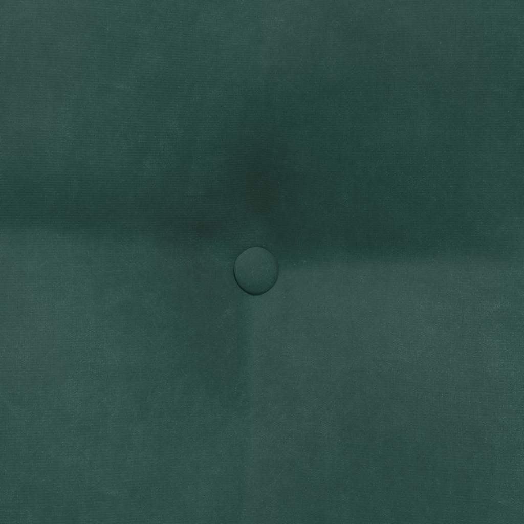 Perna pentru spate Verde închis 80 x 24 x 50 cm Catifea GartenMobel Dekor