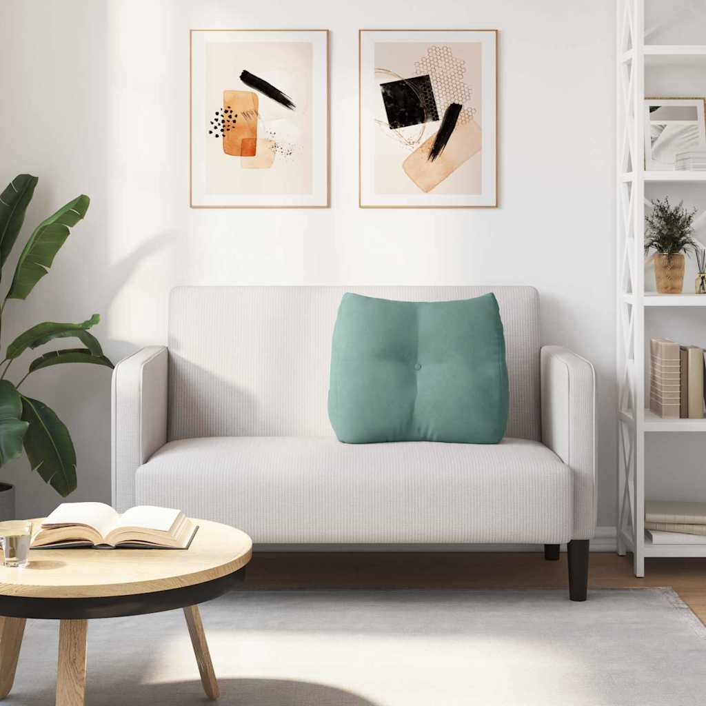 Perna pentru spate Verde Mării 60 x 24 x 50 cm Catifea GartenMobel Dekor