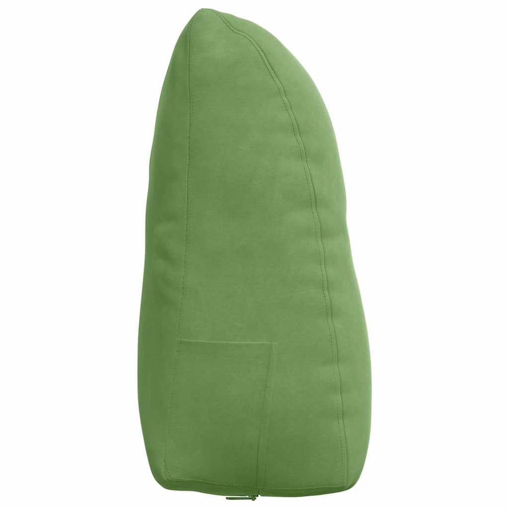 Perna pentru spate Verde deschis 60 x 24 x 50 cm Catifea GartenMobel Dekor
