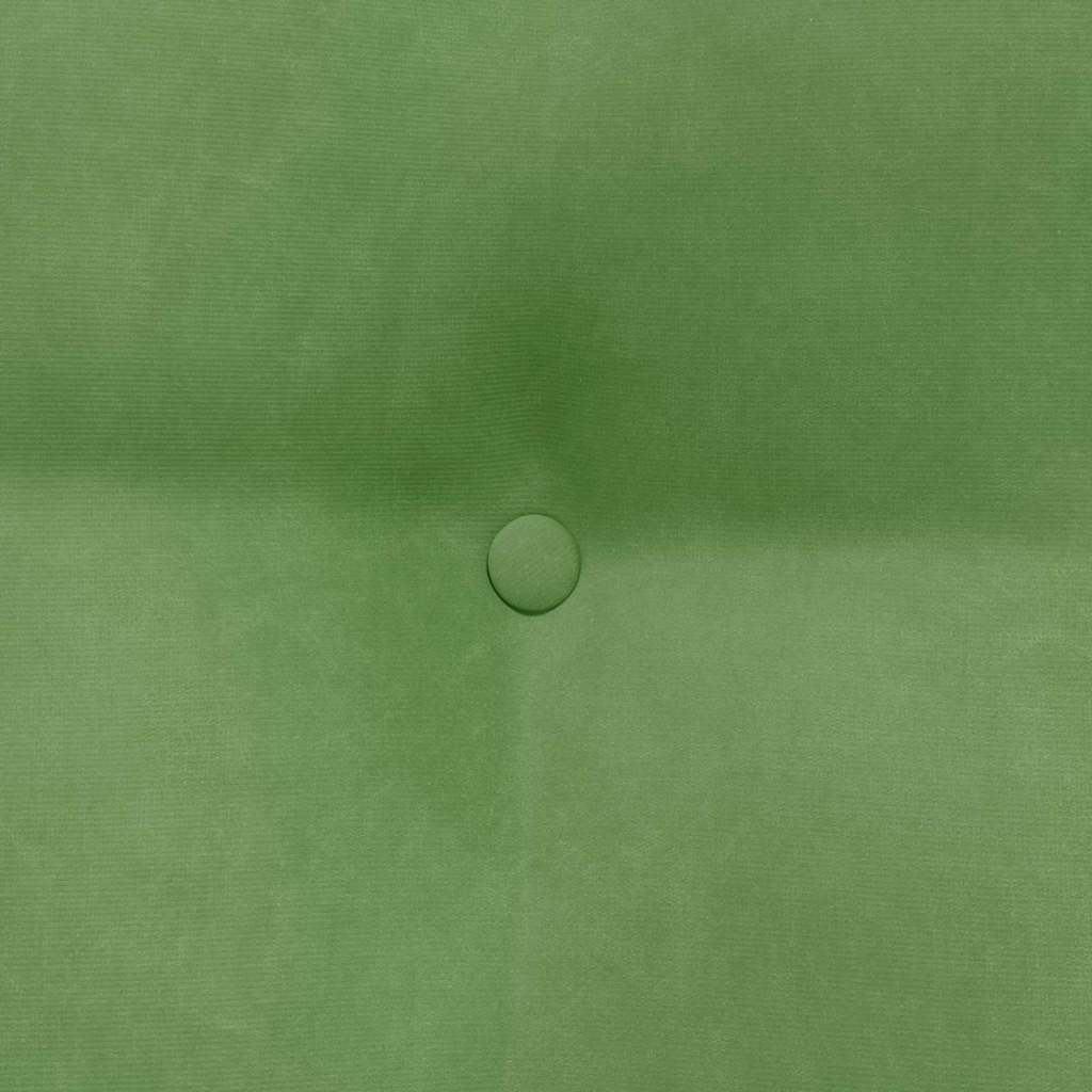 Perna pentru spate Verde deschis 80 x 24 x 50 cm Catifea GartenMobel Dekor