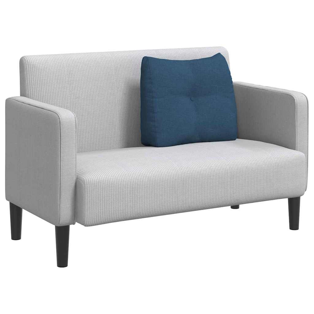 Perna pentru spate albastru 60 x 24 x 50 cm țesătură GartenMobel Dekor