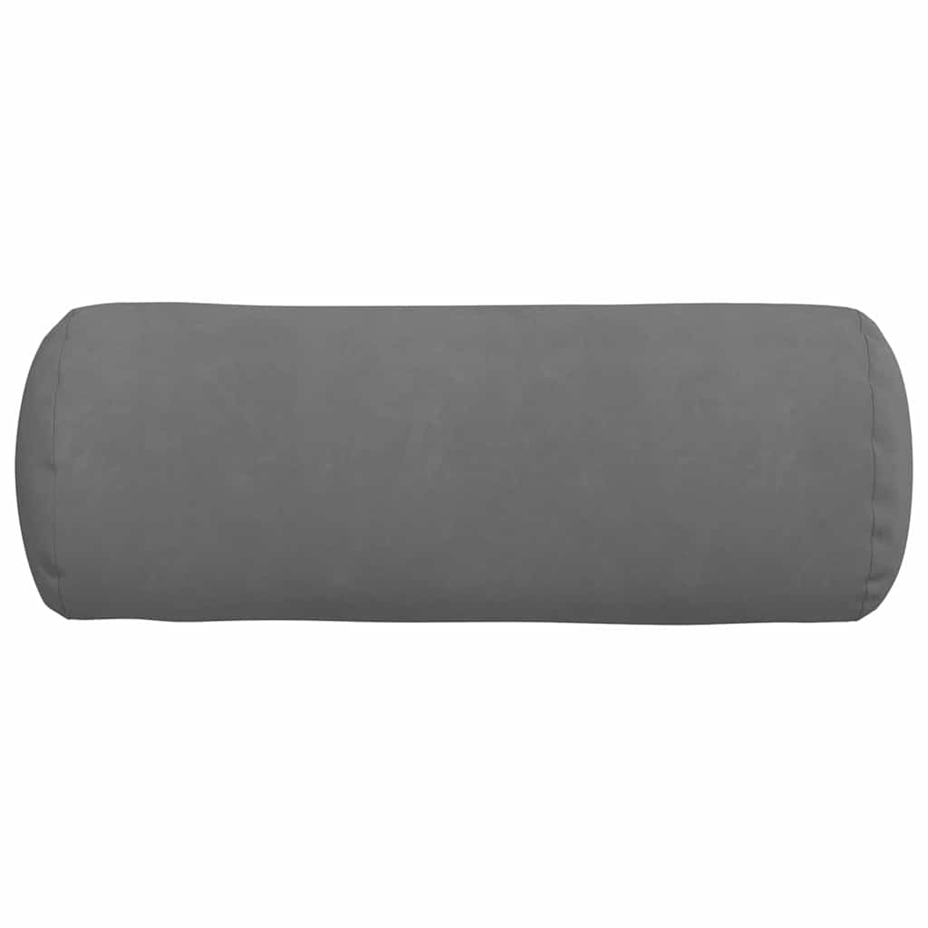 Perne Bolster 2 pcs Gri închis Ø 25 x 70 cm GartenMobel Dekor