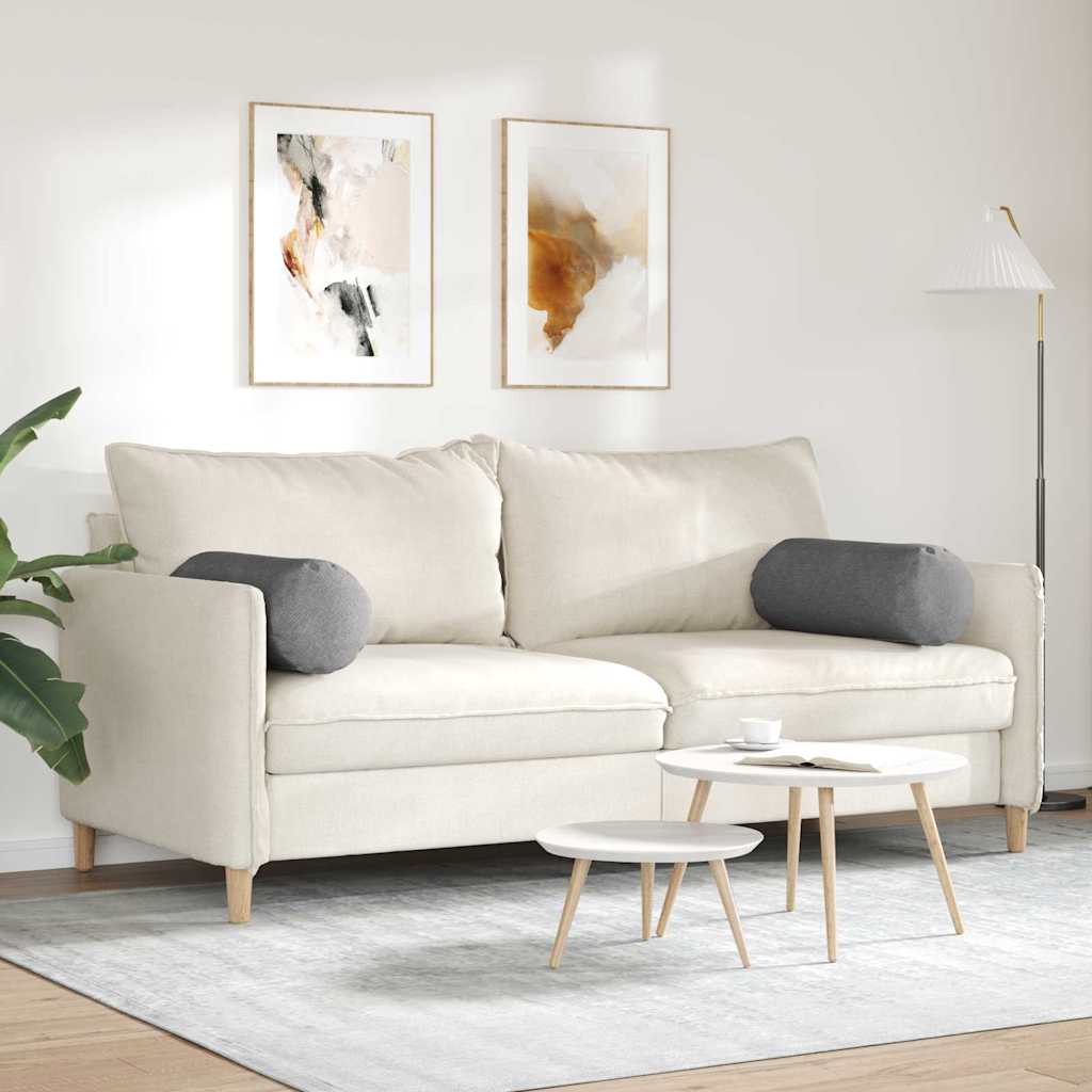 Perne Bolster 2 pcs Gri închis Ø 25 x 70 cm GartenMobel Dekor