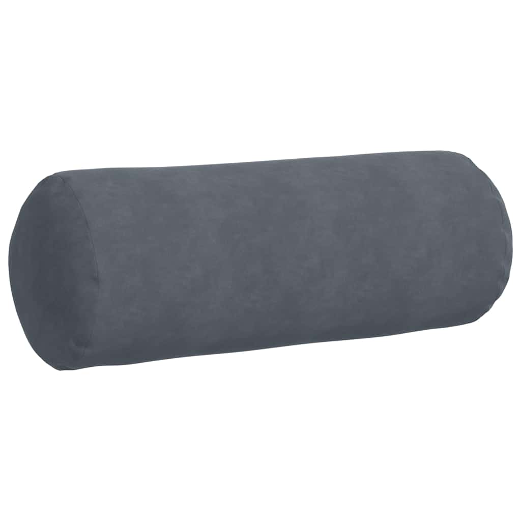 Perne Bolster 2 pcs Gri închis Ø 25 x 70 cm GartenMobel Dekor