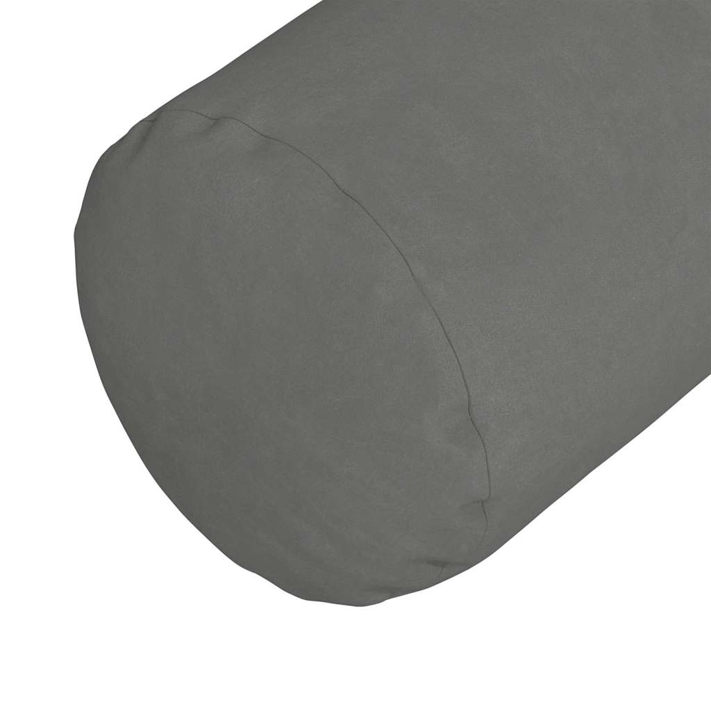 Perne Bolster 2 pcs Gri închis Ø 25 x 70 cm GartenMobel Dekor