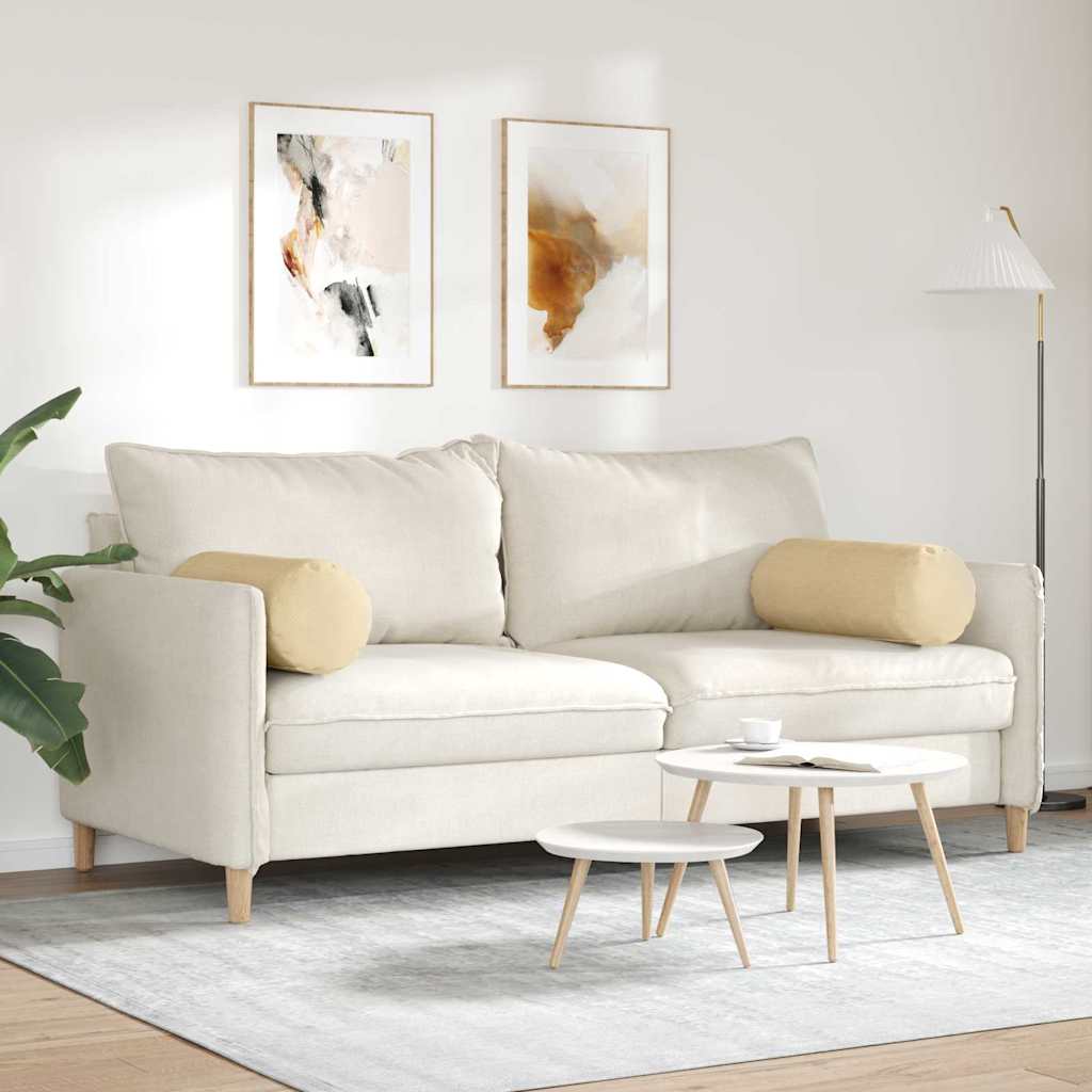 Perne Bolster 2 pcs Gri Verde Ø 25 x 70 cm GartenMobel Dekor