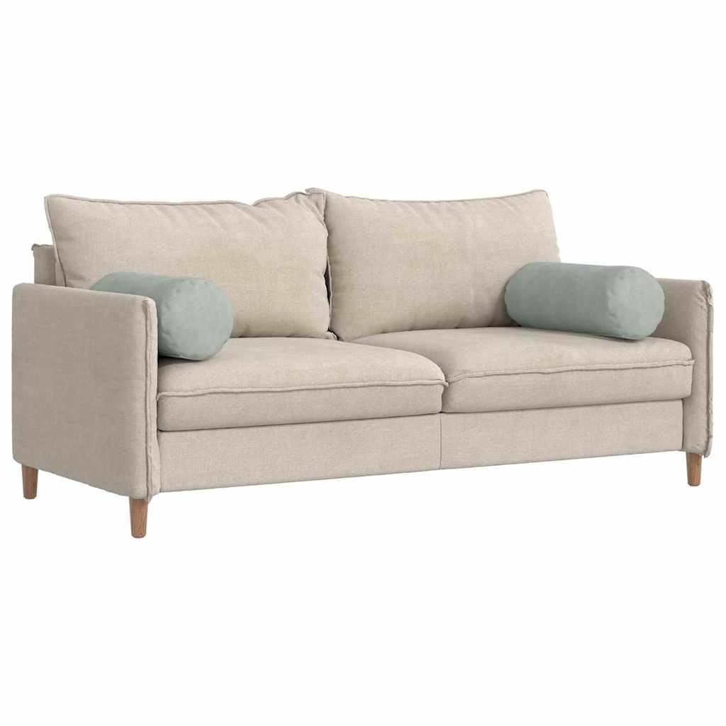 Perne Bolster 2 pcs Gri deschis Ø 25 x 70 cm GartenMobel Dekor